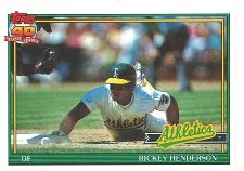 Oakland Athletics - Rickey Henderson - #1