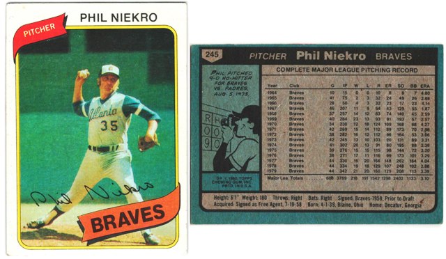 Atlanta Braves - Phil Niekro