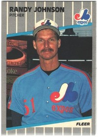 Montreal Expos - Randy Johnson - Rookie & Error Card  (381)