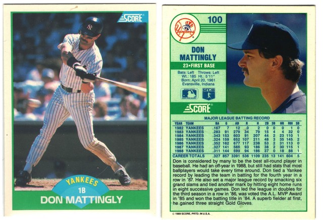 New York Yankees - Don Mattingly (100)
