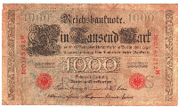 Germany - 1000 Mark Reichsbanknote - #1