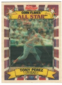 Cincinnati Reds - Tony Perez - Kellogg’s Hologram Card