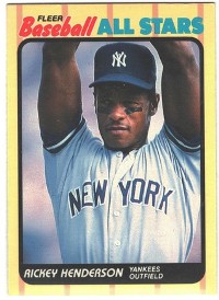 New York Yankees - Rickey Henderson - ALL STARS