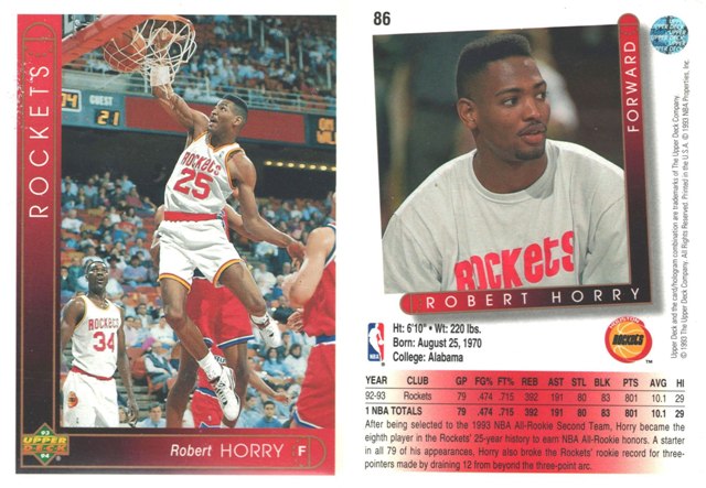Houston Rockets - Robert Horry