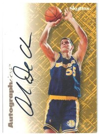 Golden State Warriors - Andrew DeClercq - Autographed Card