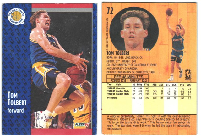 Golden State Warriors - Tom Tolbert