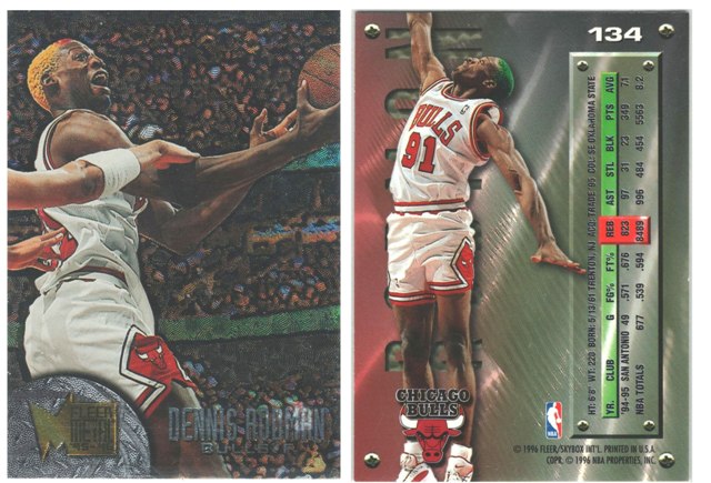 Chicago Bulls - Dennis Rodman - Fleer Metal