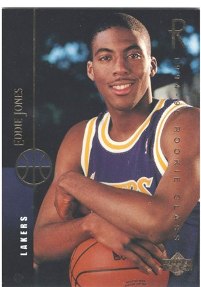 Los Angeles Lakers - Eddie Jones - Rookie Card