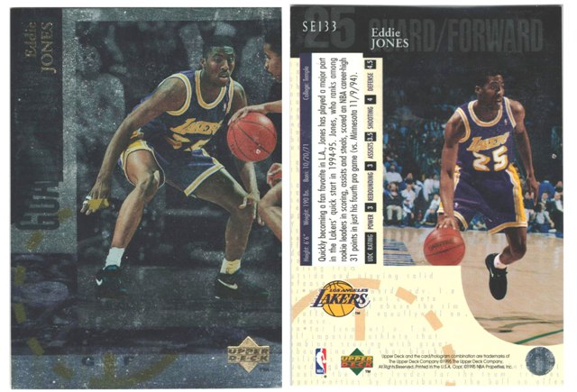 Los Angeles Lakers - Eddie Jones - Special Edition