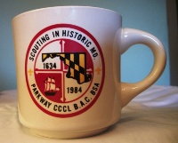 Baltimore Area Council  1984 Scouting in Historic MD Mug