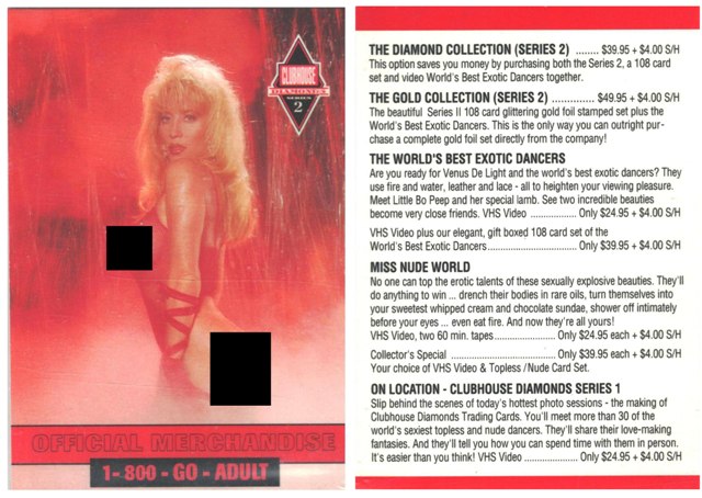 Clubhouse Diamonds Series 2 - Merchandise Card - #2