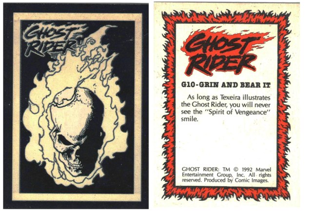 Insert Card - Ghost Rider - Glow in the Dark Card