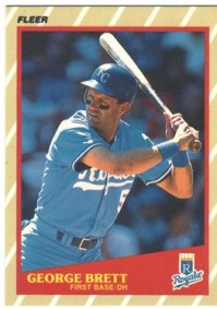 Kansas City Royals - George Brett - Fleer Super Stars