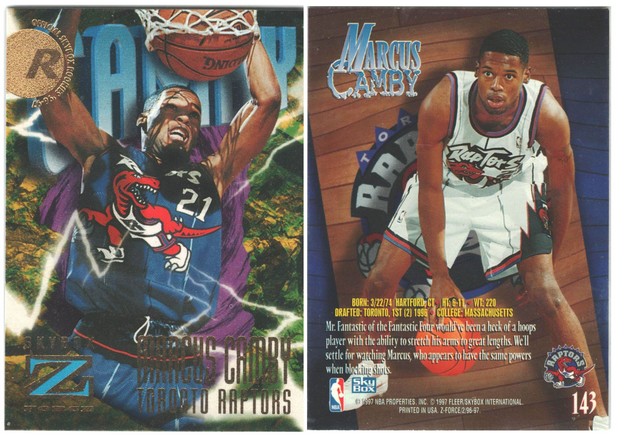 Toronto Raptors - Marcus Camby - Rookie Card - Z Force