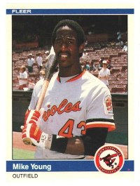 Baltimore Orioles - Mike Young - Rookie Card