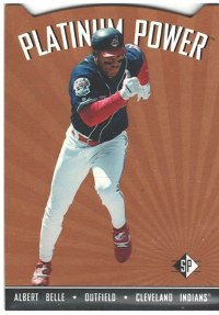 Cleveland Indians - Albert Belle - Platinum Power #PP9