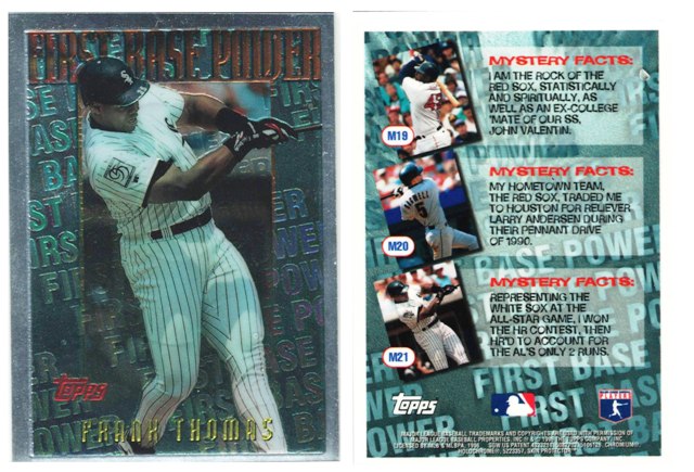 Chicago White Sox - Frank Thomas - 1st Base Power