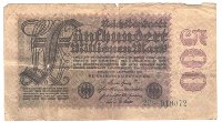 Germany - 500 Mark Reichsbanknote