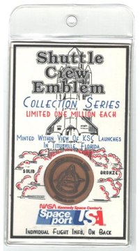 NASA Challenger Space Shuttle Crew  Emblem STS-1 - Columbia