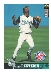 Florida Marlins - Edgar Renteria - Rookie Card