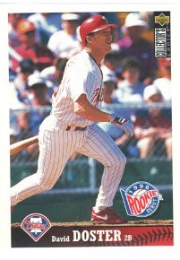 Philadelphia Phillies - David Doster - Rookie Card