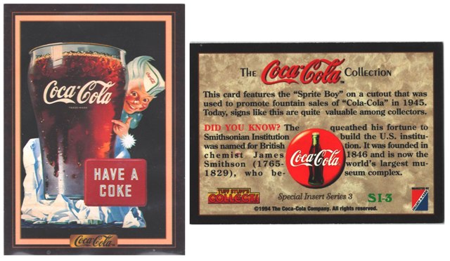 Insert Card - Coca-Cola Series 3 - Sprite Boy