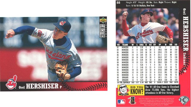 Los Angeles Dodgers - Orel Hershiser  (88)