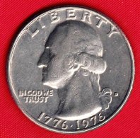 Coin - 1976D Clad Washington Bicentennial Quarter