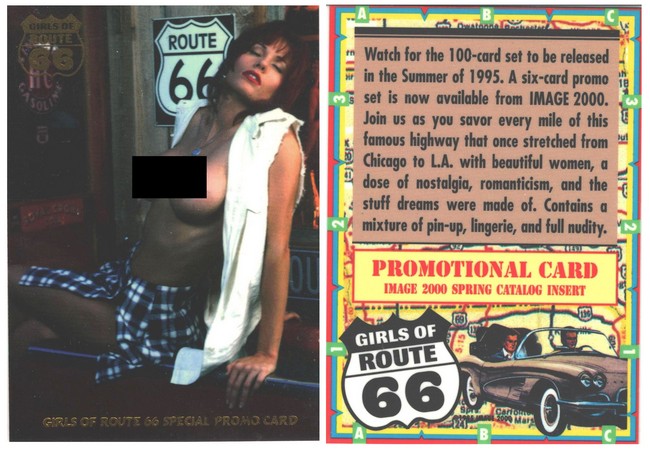 Promo Card - Girls of Route 66 - 2 of 6
