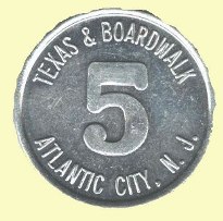 Token - Texas & Boardwalk Arcade