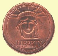 Token - Statue of Liberty Centennial