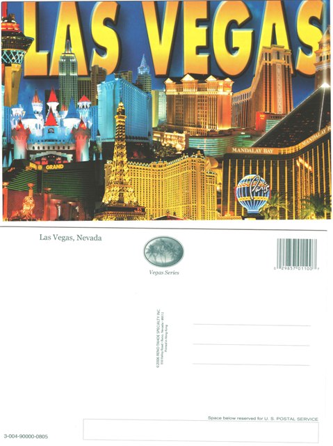 Postcard - Las Vegas, NV