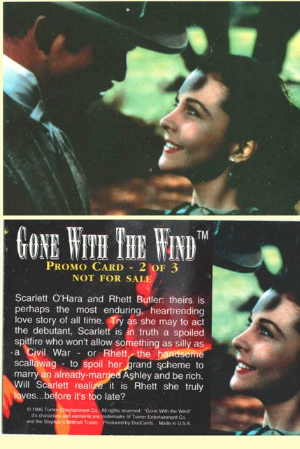 Promo Card - Gone With The Wind