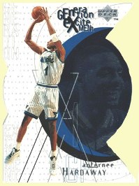 Orlando Magic - Anfernee Hardaway - "Die Cut" Card