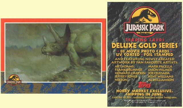 Promo Card - Jurassic Park Deluxe Gold Series - #3