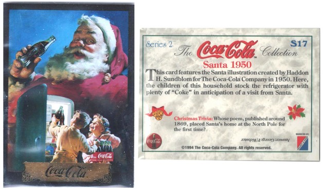 Coca-Cola Santa Claus - Series 2 - Santa 1950