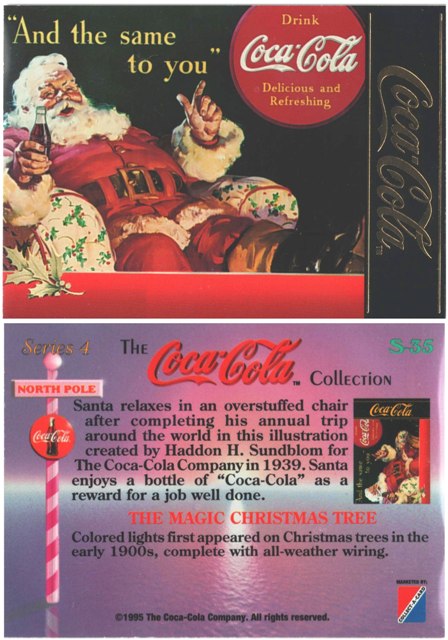 Coca-Cola Santa Claus - Series 4 (S-35) The Magic Christmas Tree