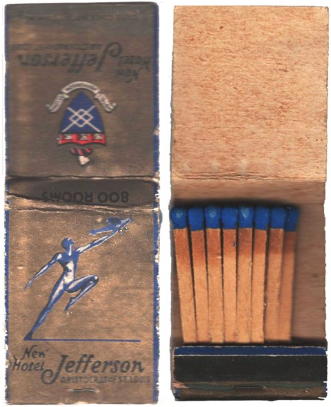 Matchbook - Hotel Jefferson