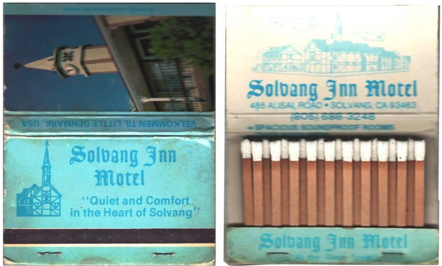 Matchbook - Solvang Inn Motel