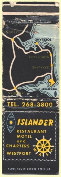 Matchbook Cover - The Islander Restaurant