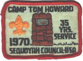 1970 Camp Tom Howard 35 Years of Service