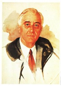 FDR card signed by his son James Roosevelt