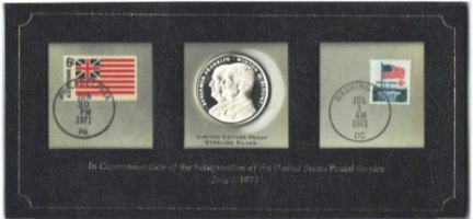 American Medals - 1971 Inauguration of the  United States Postal Service
