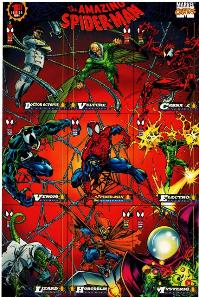 Promo Card - 1994 The Amazing Spiderman - 9 Card Uncut