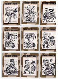 Desert Storm - 9 piece Card Set