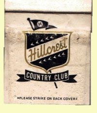 Matchbook - Hillcrest Country Club - #2