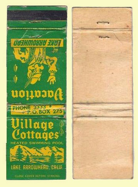 Matchbook Cover - Village Cottages (FAIR)