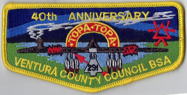 OA Flap - Topa Topa Lodge #291 S27