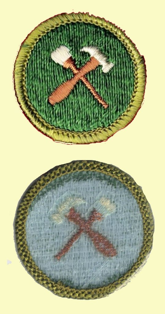 Merit Badge - Home Repairs (1972 - 2002) (Blue)