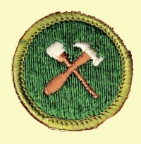 Merit Badge - Home Repairs (1972 - 2002) (Blue)